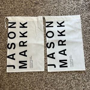 2 NEW Jason Markk Shoe Dust Bags For Travel or Storage